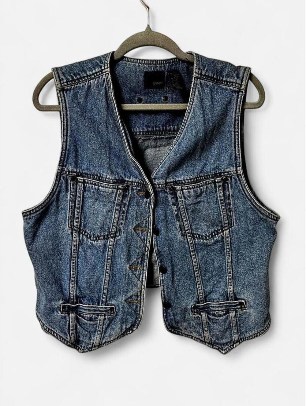 Blue Vintage Denim Vest